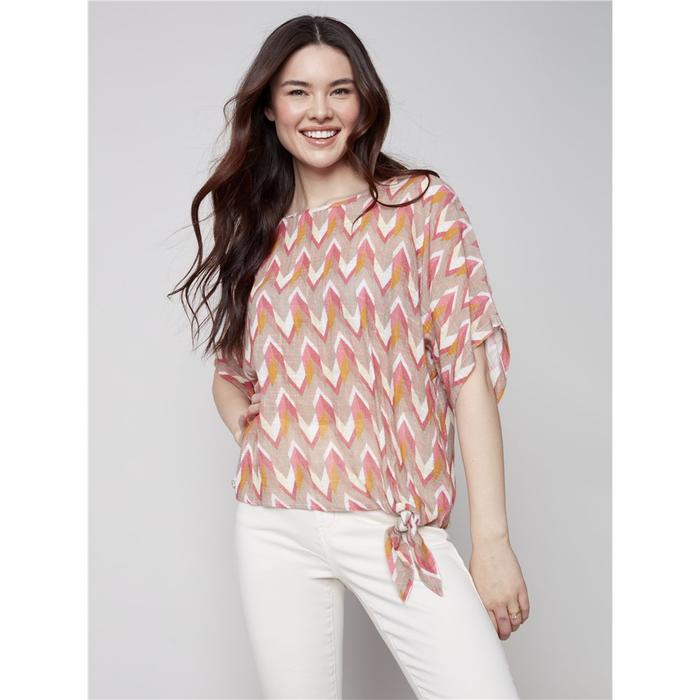 Blouse imprimée Pamplemousse L SS23