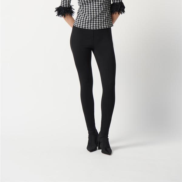 Legging avec details en faux cuir Joseph Ribkoff Creations Chantal