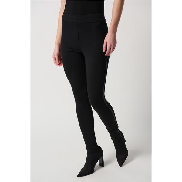 Legging avec details en faux cuir Joseph Ribkoff Creations Chantal