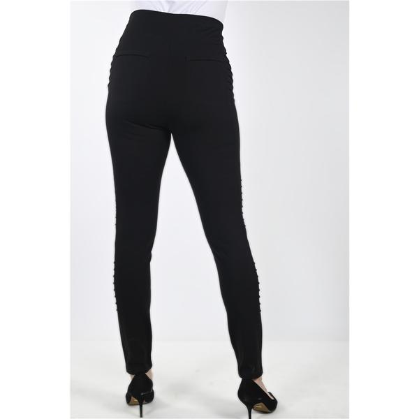 Pantalon discount ligné femme