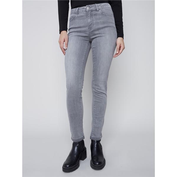 Pantalon en jeans Gris Pâle 38 SS23