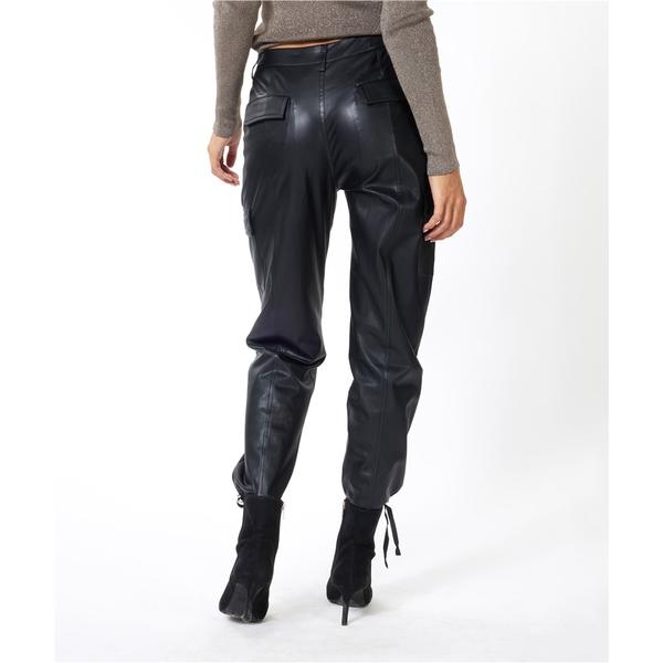 Pantalon cuir doré online bash