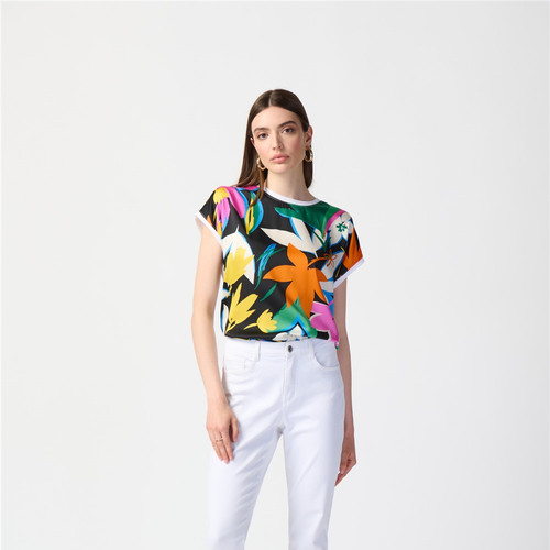 Haut Crop Imprimé Floral River Island - Taille 10 - Occasion En Très Bon état
