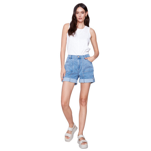 Jolie Saule Chambray Short