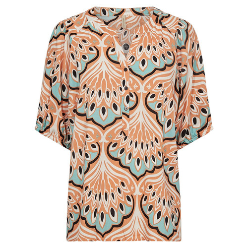 Chemisier Femme Soyaconcept Taille L - En Viscose Imprimé, Manches Longues, Occasion Très Bon état