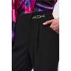 Pantalon en tricot soyeux & chaîne