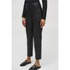 Pantalon ajusté en cuir vegan