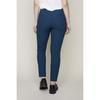 Pantalon aux chevilles tissu texturé