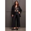 Pantalon aux chevilles amincissant