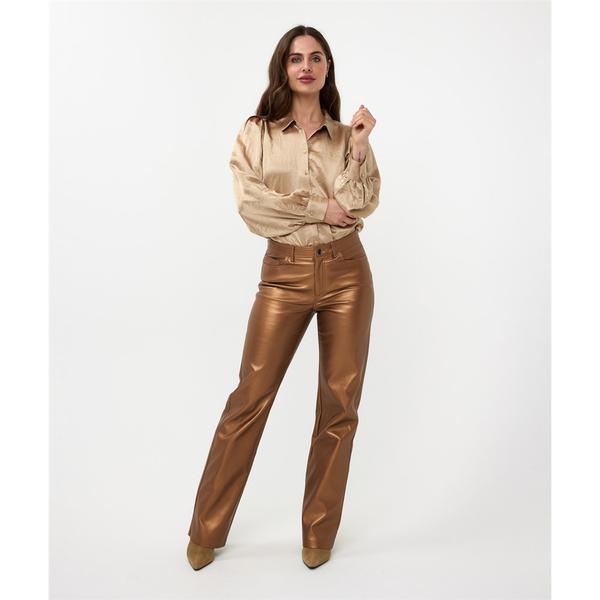 Jean cuir sale