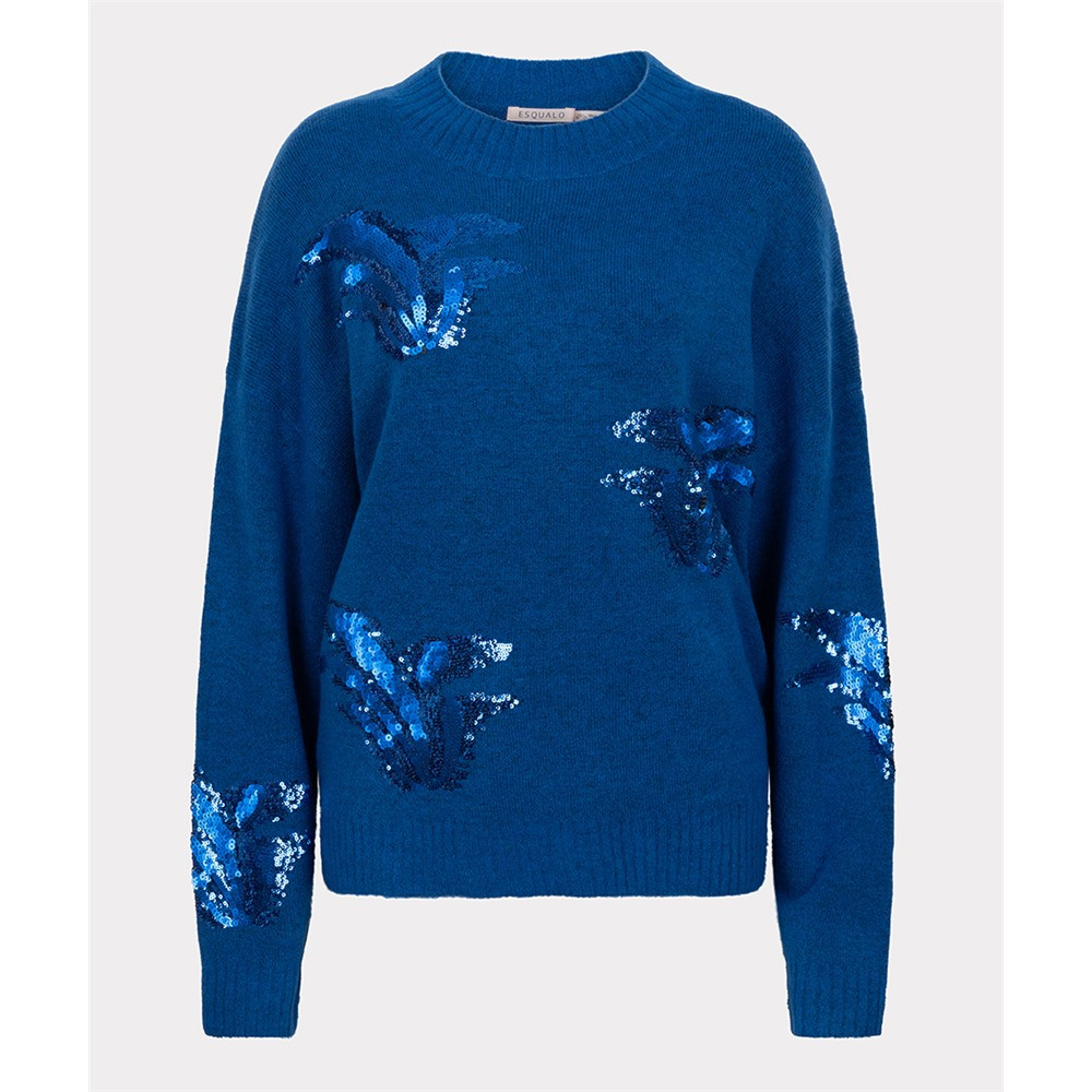 Chandail Femme INC Dentelle Bleu - Taille Petite/L, Neuf Avec Étiquettes