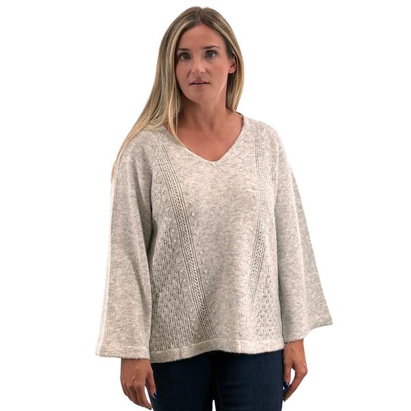 Chandail en tricot ajouré