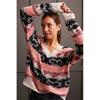 Chandail en tricot pelucheux