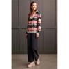 Chandail en tricot pelucheux