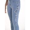 Pantalon avec broderie