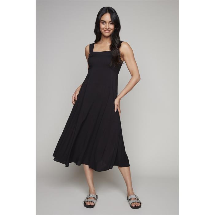 Robe Noire Bretelles Larges Robe Ample Bretelle Large Léopard