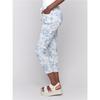 Pantalon à imprimé floral