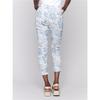 Pantalon à imprimé floral