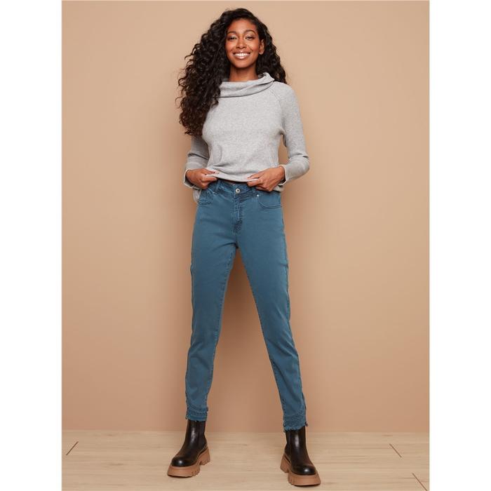 Pantalon cheville en jeans Sarcelle 6 FW21 Cr ations Chantal