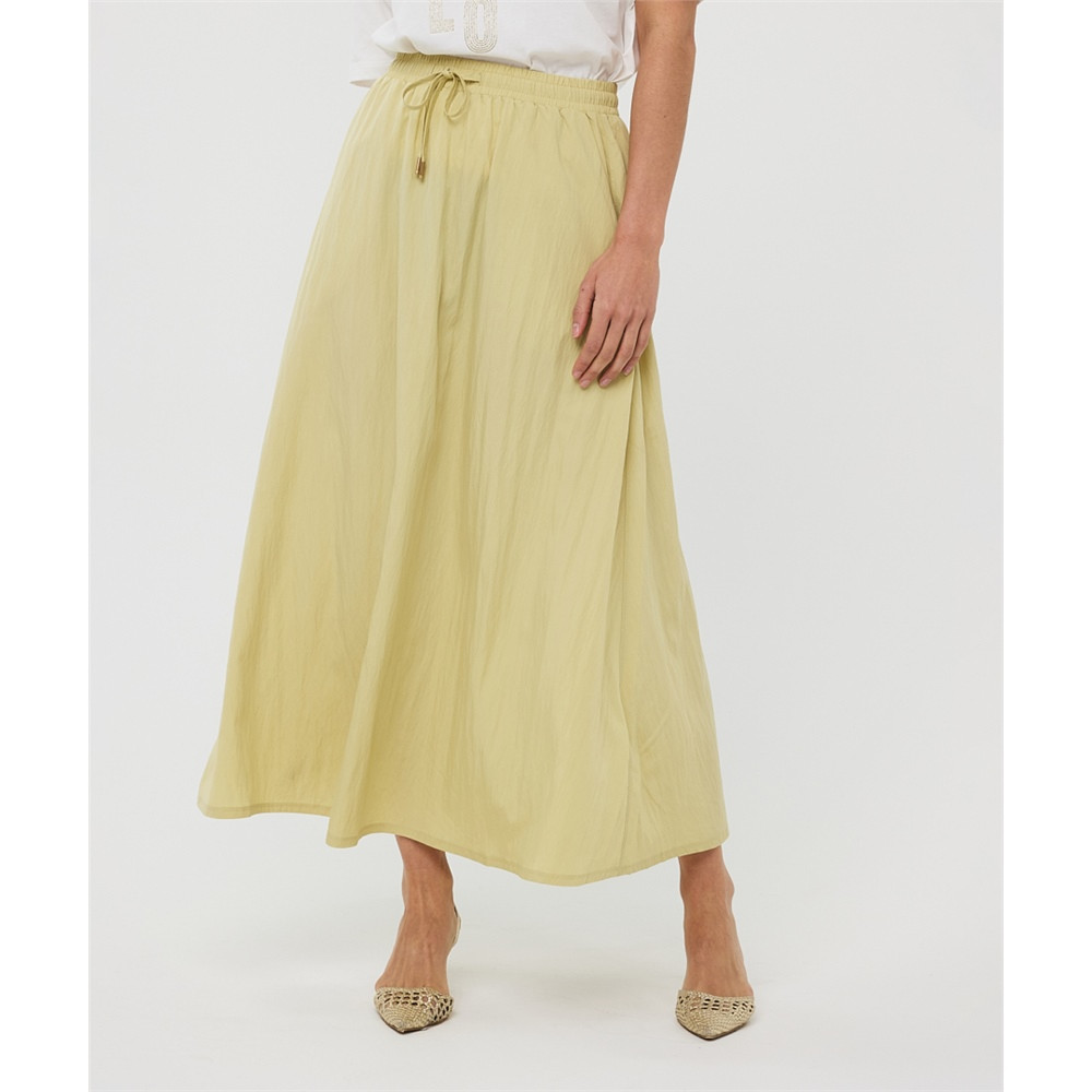 Jupe Longue Droite Chalou Mauve - Taille 60FR (58D/32UK) - Élastique - Occasion Très Bon état | Jupe Maxi élastique Femme