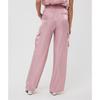 Pantalon cargo satiné