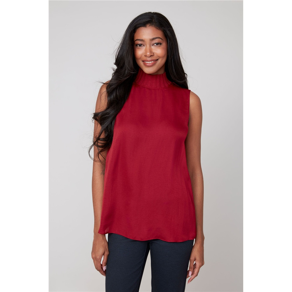 Blouse Femme Style & Co Noir Avec Débardeur Intégré - Taille 24W - Coton