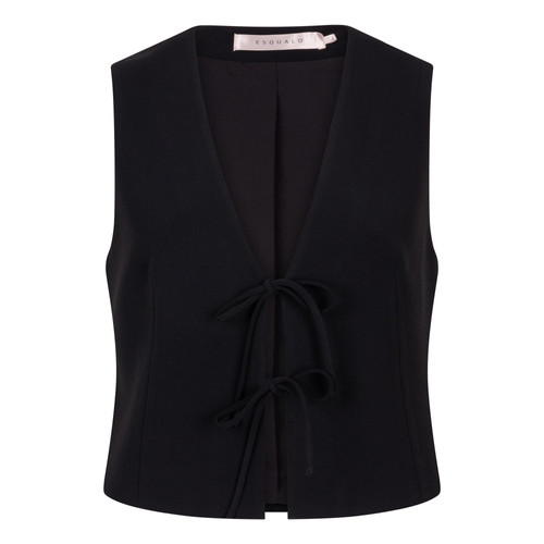 Gilet Tailleur échancré Chantal Thomass Y2K - Couleur Prune & Noir, Style Satiné Années 2000