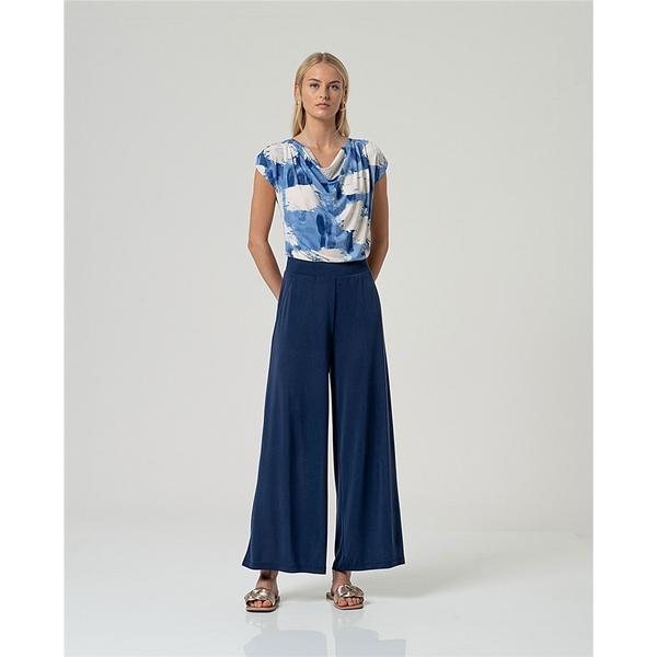 Pantalon Capri Cerf Blanc Taille 14 Noir à Pois Multicolores - Occasion Très Bon état