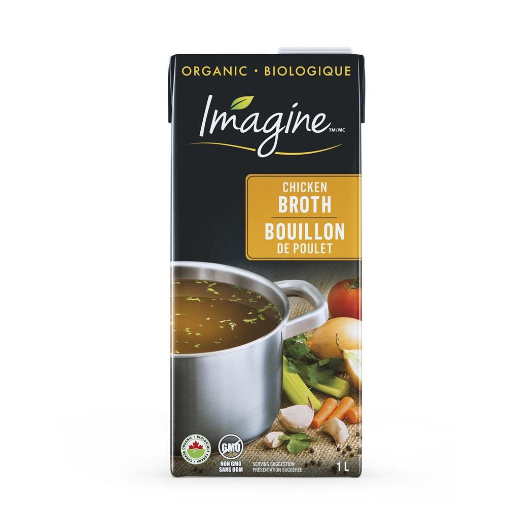 Bouillon de poulet biologique