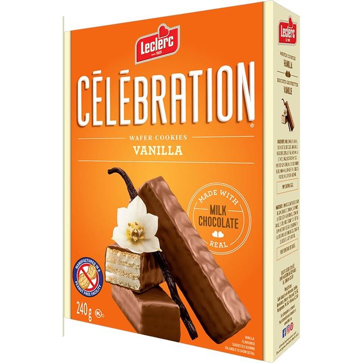 Wafer cookies vanilla 240g