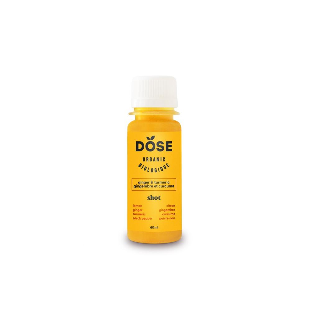 Organic ginger and curcuma shot 60ml