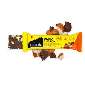 Barres énergitiques amandes et chocolat 50g