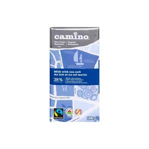 Barre de chocolat au lait et au sel marin 100g