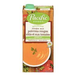 Soupe Bio Poivrons Rouges Rotis