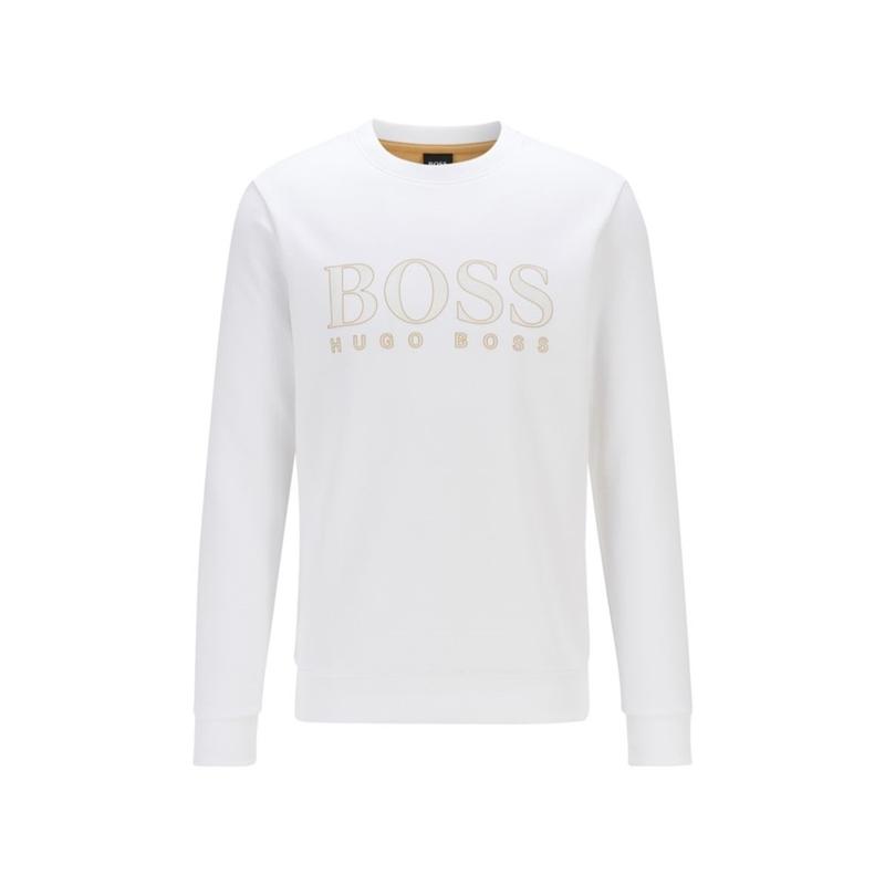 Hugo boss sweatshirt gold hotsell