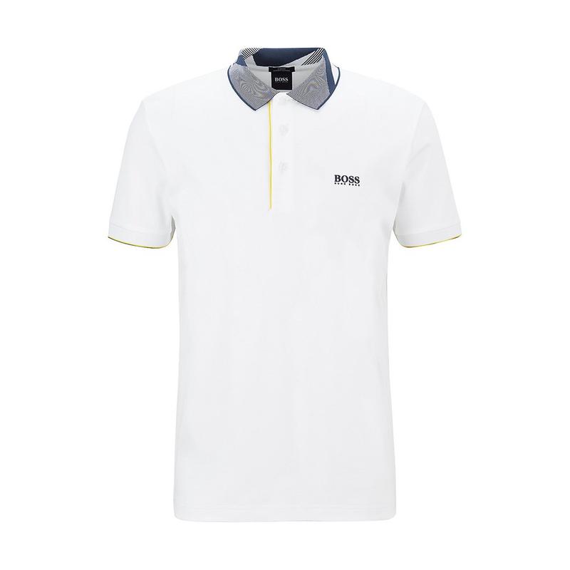 Boss white polo sale