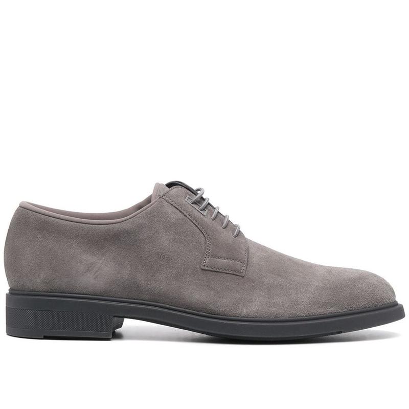 Textured Lace Up Derby Shoes 11 US Grey M2 Boutiques