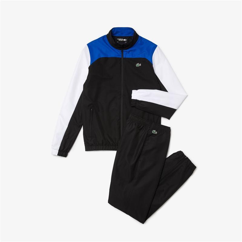 Ensemble de surv tement Tennis Lacoste SPORT color block L Bleu