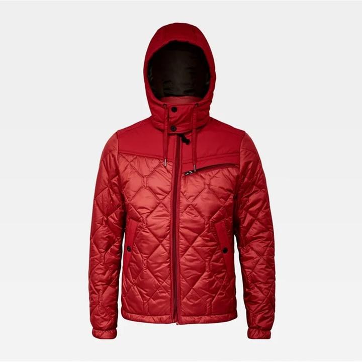 Attacc quilted hooded jacket hotsell