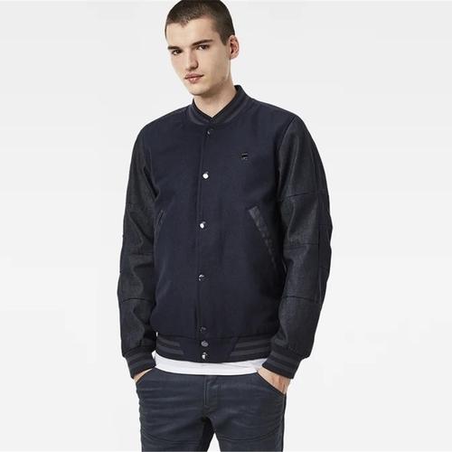 RACKAM WOOL SPORTS BOMBER L Navy | M2 Boutiques