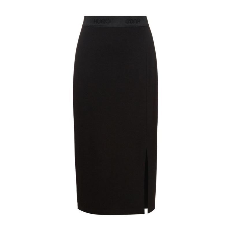 Black knee clearance length skirt xl