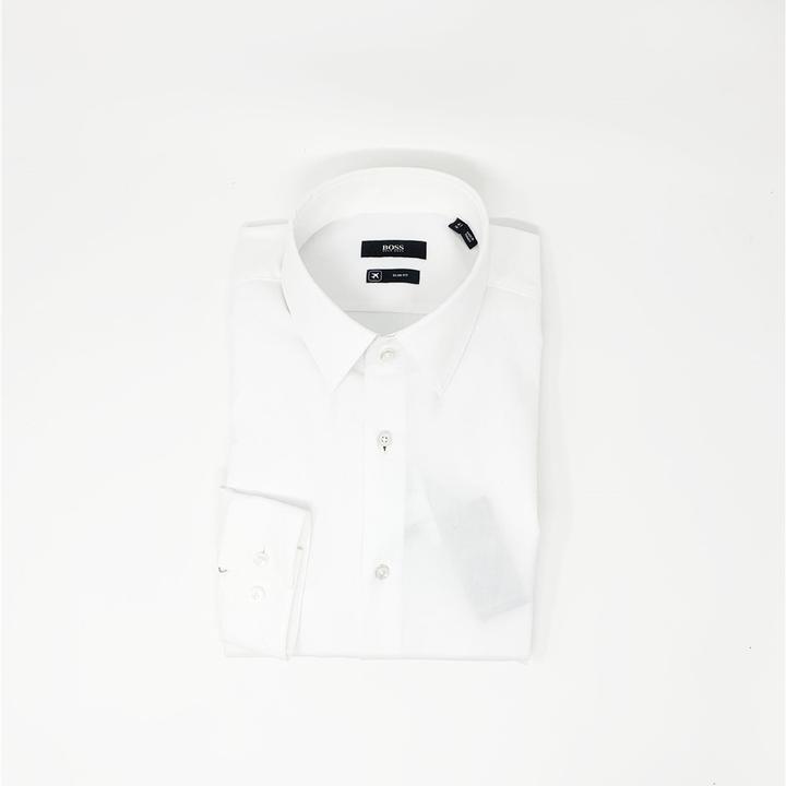 Boss white cheap dress shirt