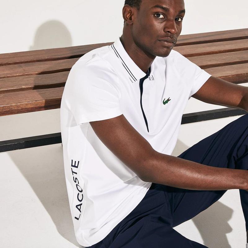 Lacoste black discount golf t shirt