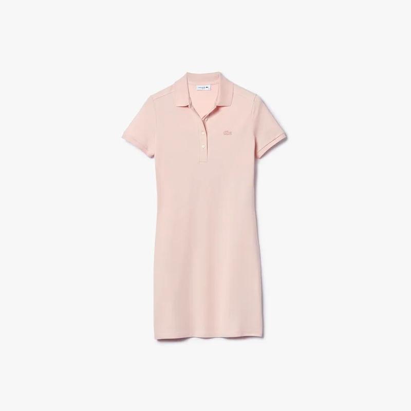 PIQUE POLO DRESS 36 Light Pink Slim M2 Boutiques