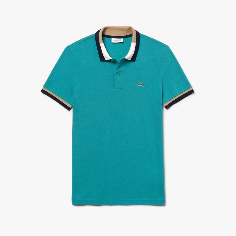 Polo Lacoste en coton contrast S M2 Boutiques