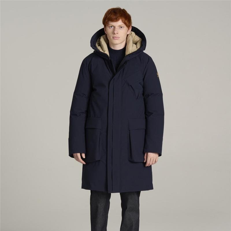 Jonas Winter Jacket S Navy Regular Hooded M2 Boutiques