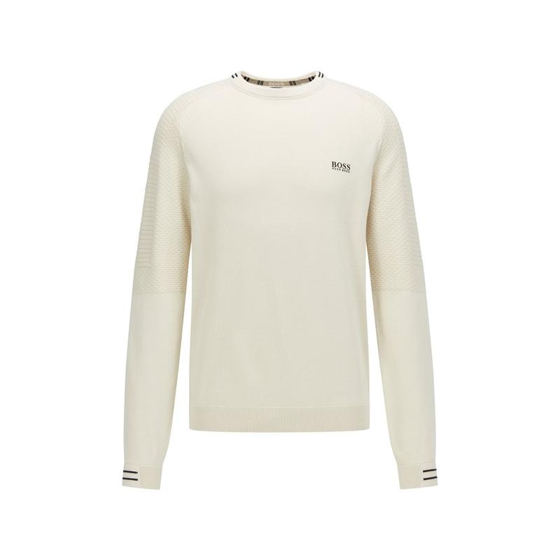 Boss sweatshirt clearance white