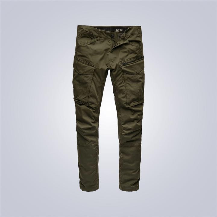 ROVIC ZIP 3D PANTS 30 Dark Green L32 Tapered Fit | M2 Boutiques