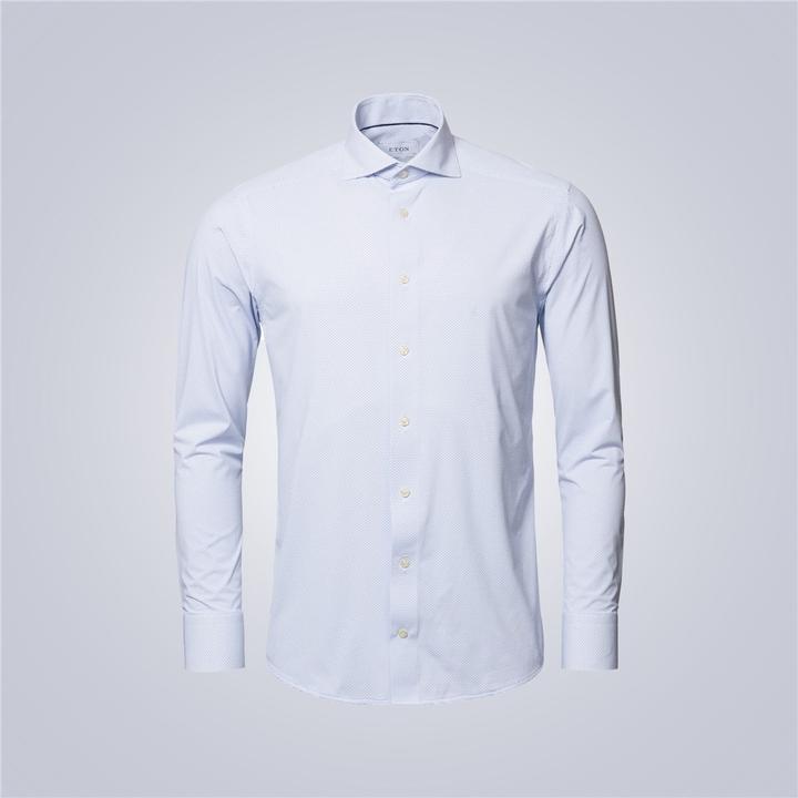 Blue Slim Stretch Shirt