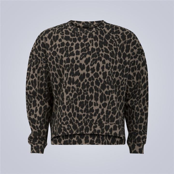 Mens top leopard sweatshirt